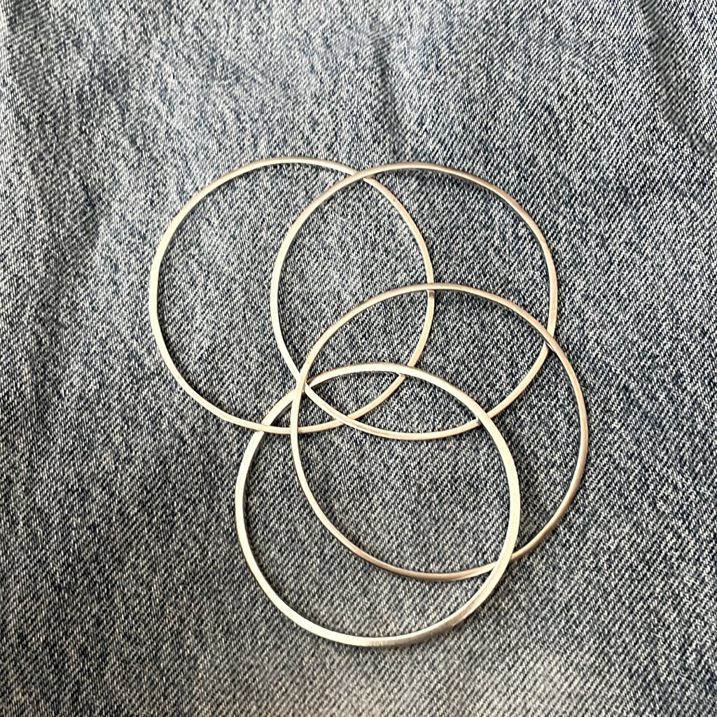 Pianegonda Stacking Silver Bangle Bracelet